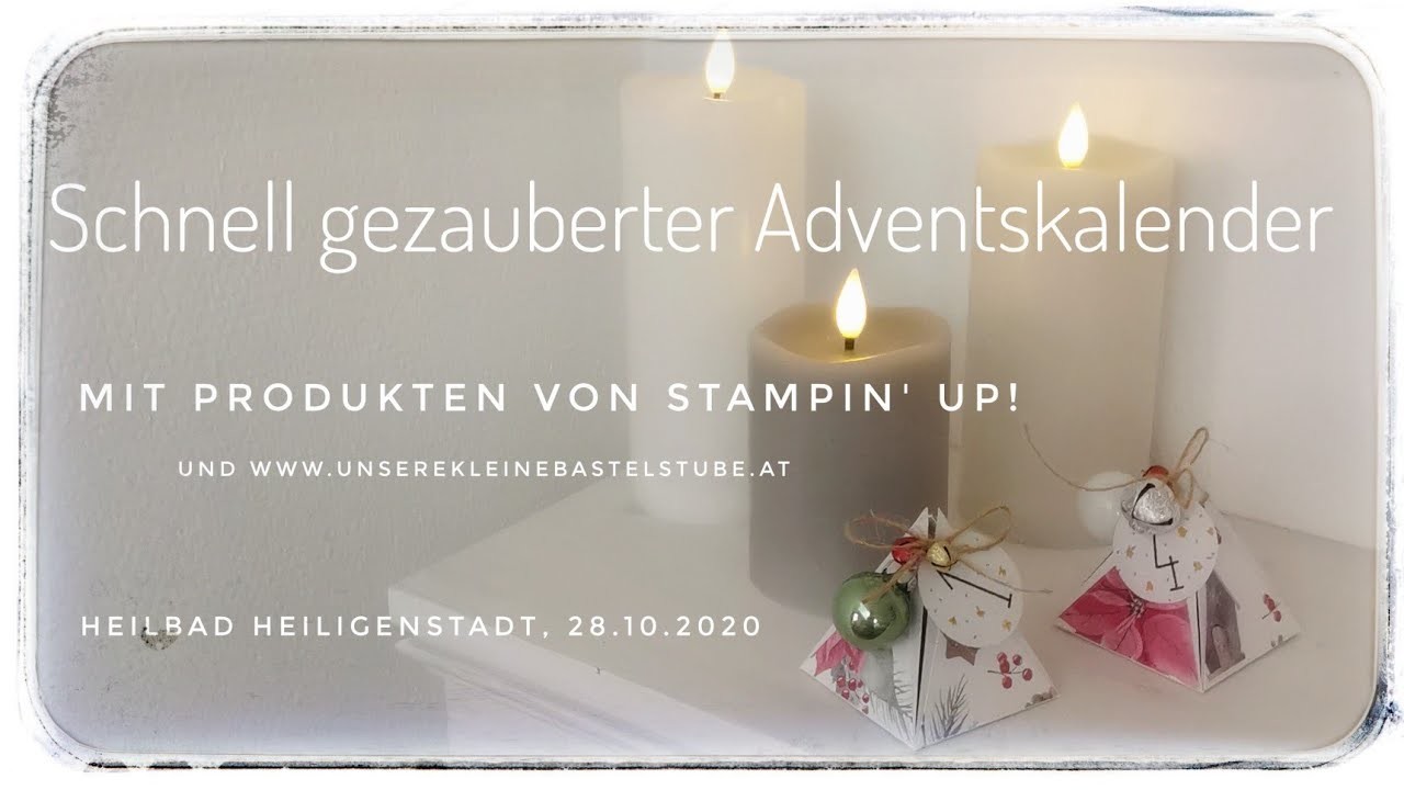 185. Video. Schnell gezauberter Adventskalender