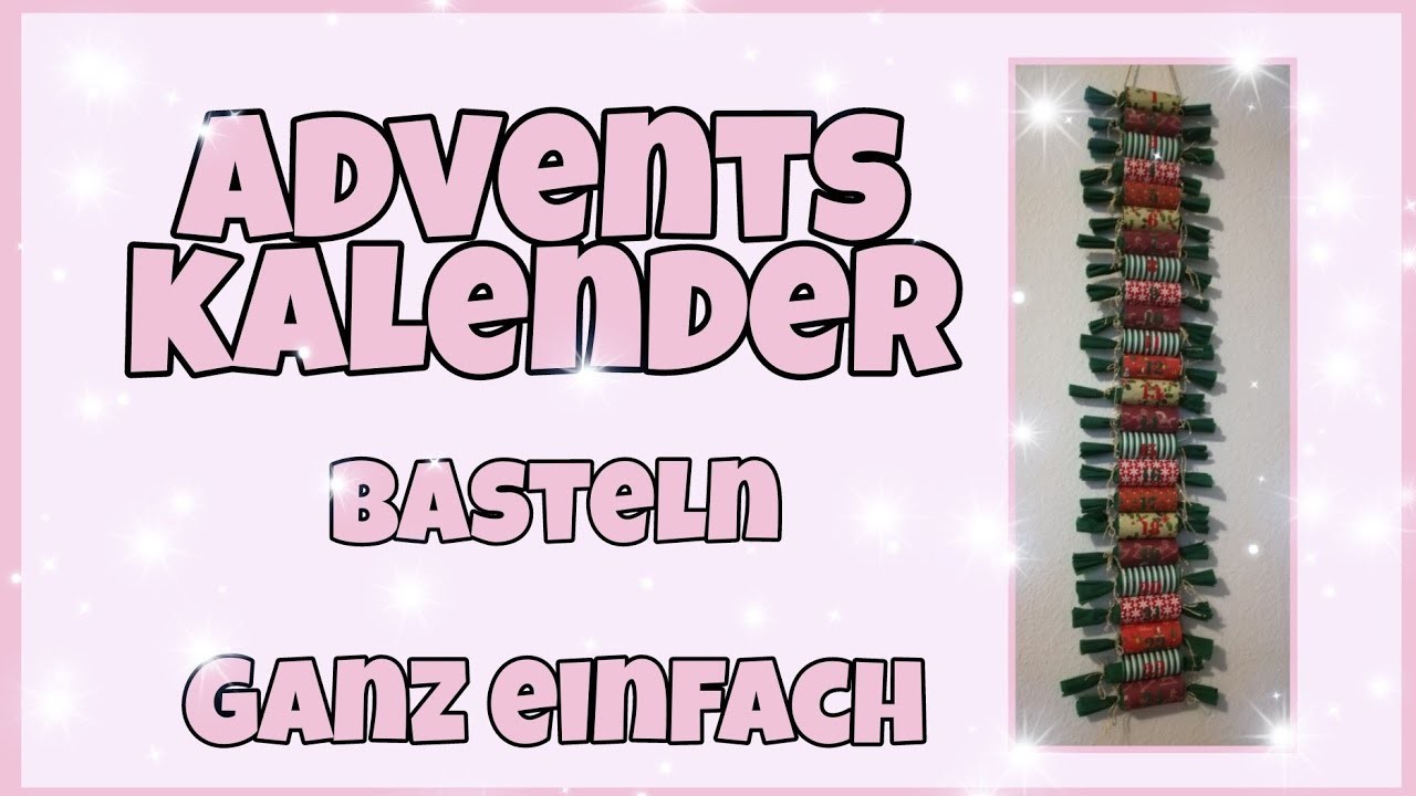 ???? Adventskalender aus leeren Toilettenpapier Rollen ???? basteln Tutorial. Anleitung