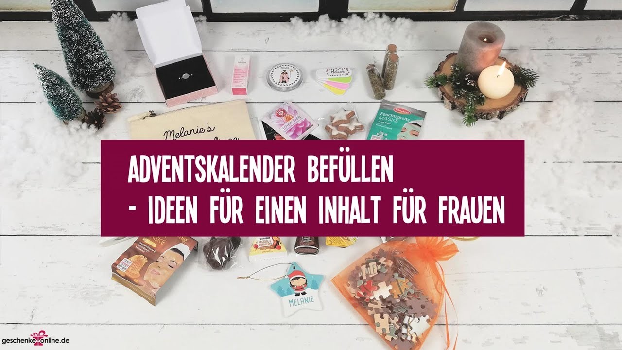 Adventskalender für Frauen -Ideen für die Füllung