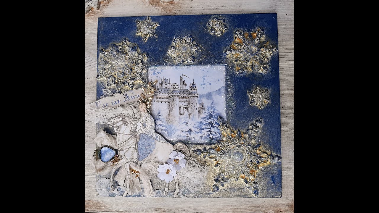 Anleitung MixedMedia "Once upon a time"