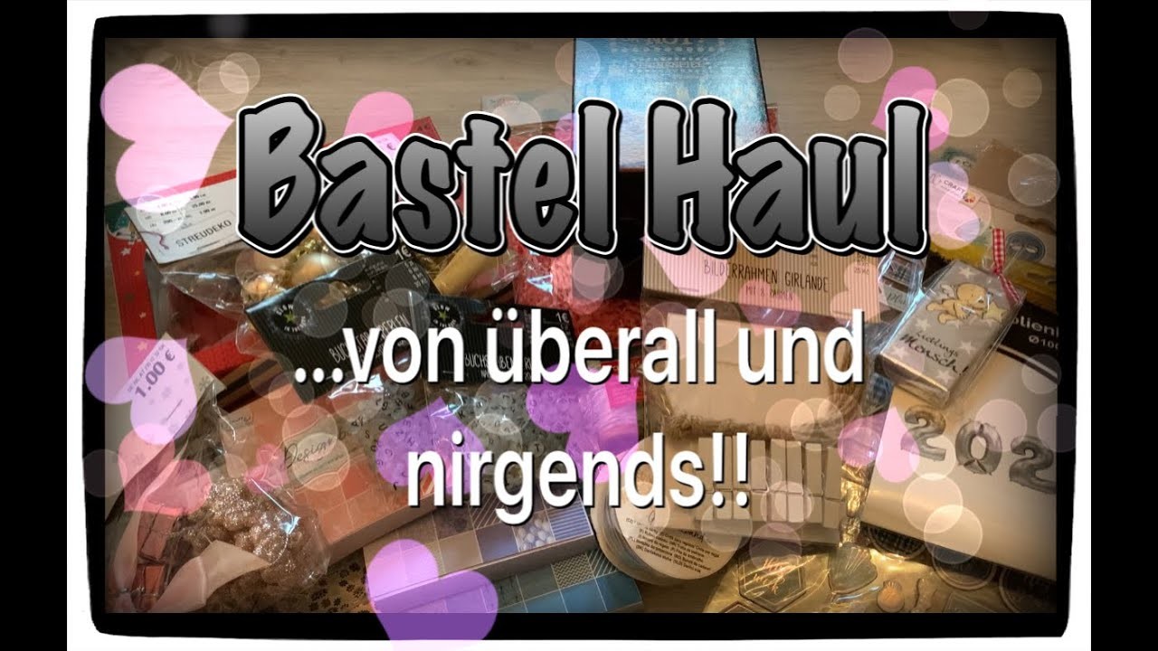 Bastel Haul (deutsch) tolle Bastelsachen entdeckt, neue Blöcke, basteln mit Papier, DIY
