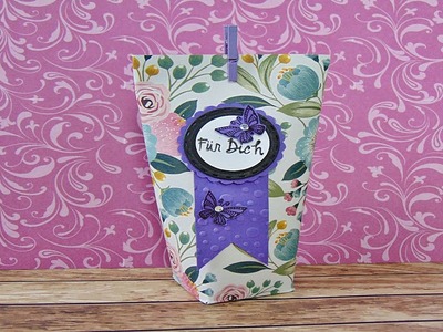 Basteln: Geschenkverpackung. Geschenktüte selber machen. DIY