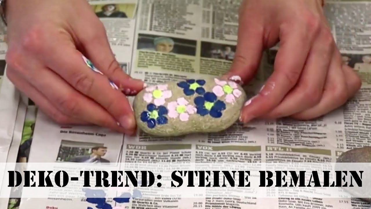 Deko-Trend: Steine bemalen