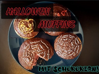 DIY Halloween Muffins Mit Schokokern!