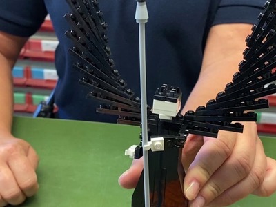 DIY LEGO Halloween Dekoration  schwarzer Engel