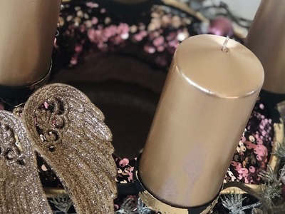 DIY Vintage Adventskranz