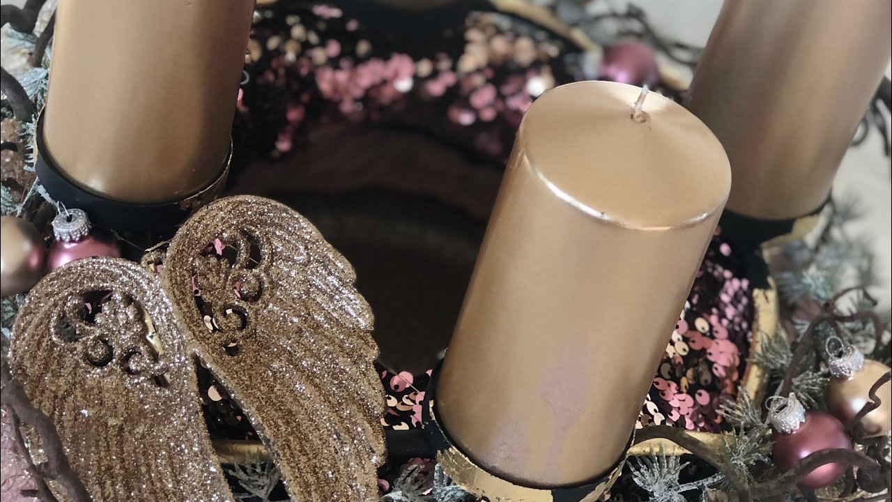 DIY Vintage Adventskranz