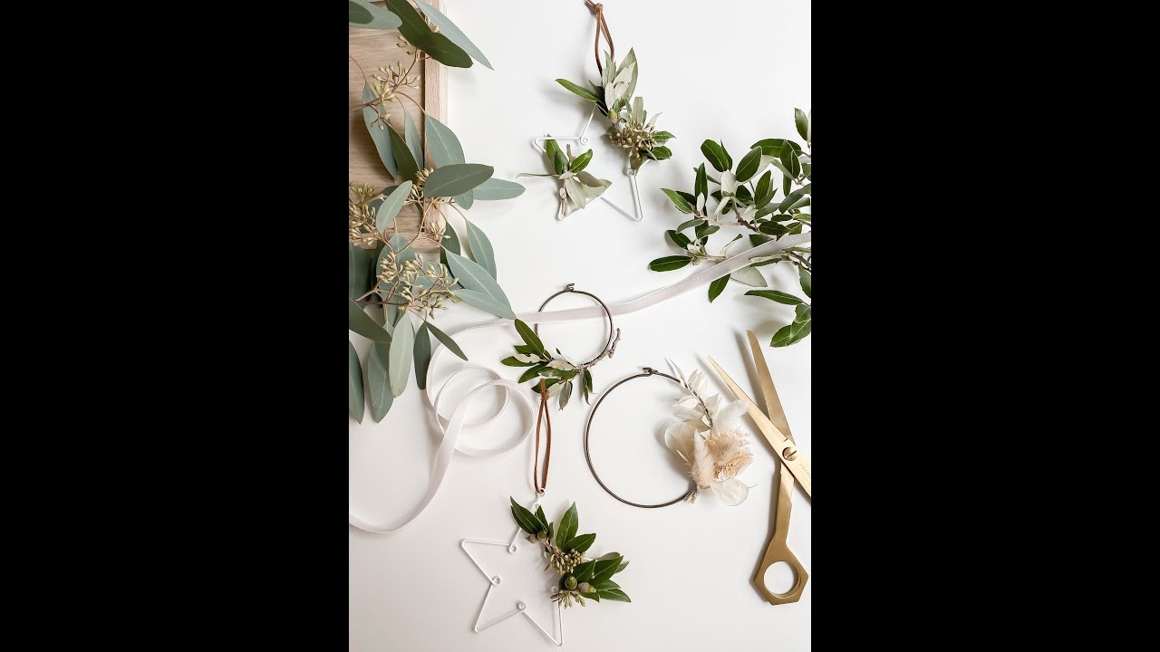 DIY Weihnachtsdeko - FroehlichesZuhause x Chez Sophie  Sterne, Ringe und Weihnachtszauber