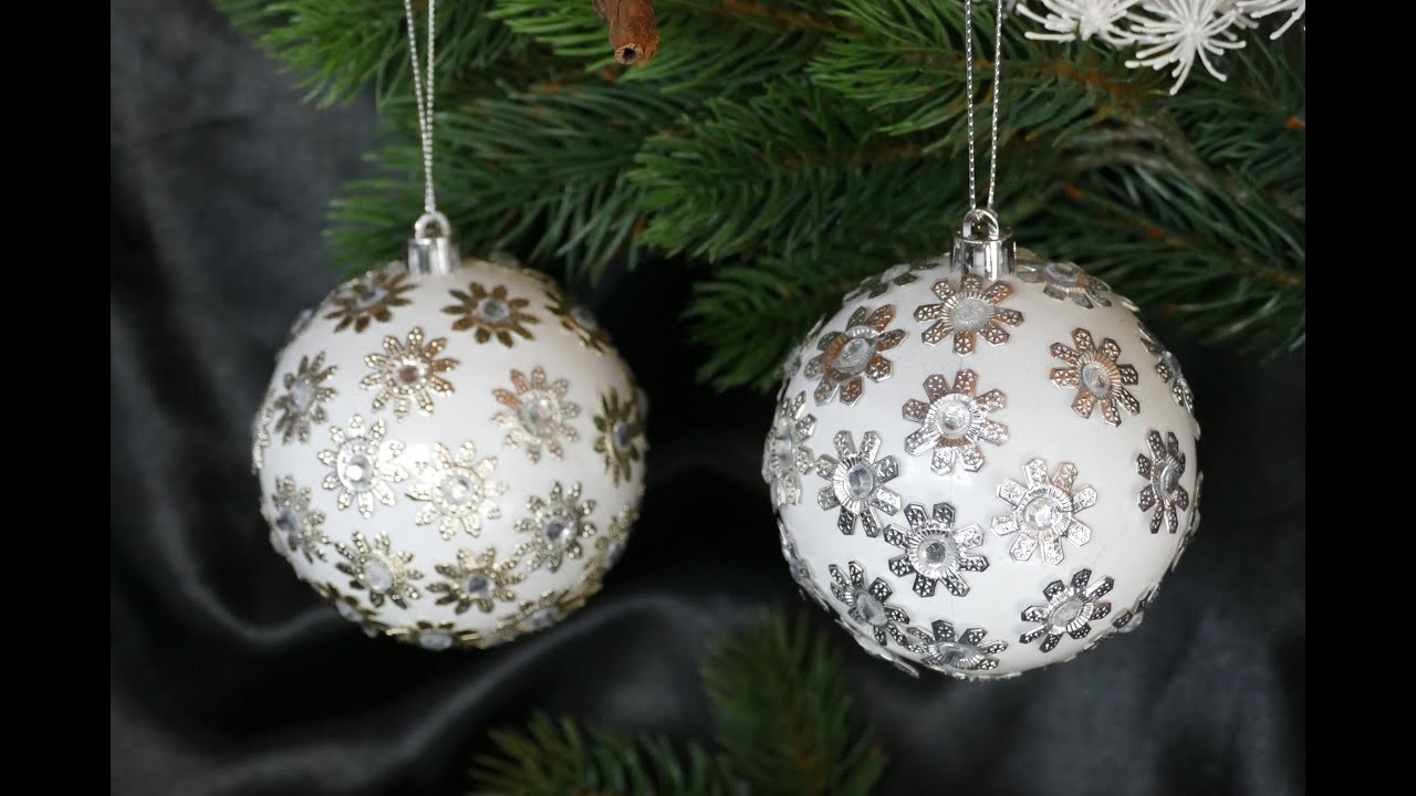DIY Weihnachtskugeln – Weihnachtsdeko – Tinker Christmas balls – Bolas de Navidad Tinker – einfach