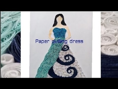 Paper quilling|Paper quilling dress ???? ???? ???? ????