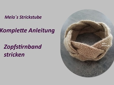 Ragmela 63 - Zopfstirnband stricken