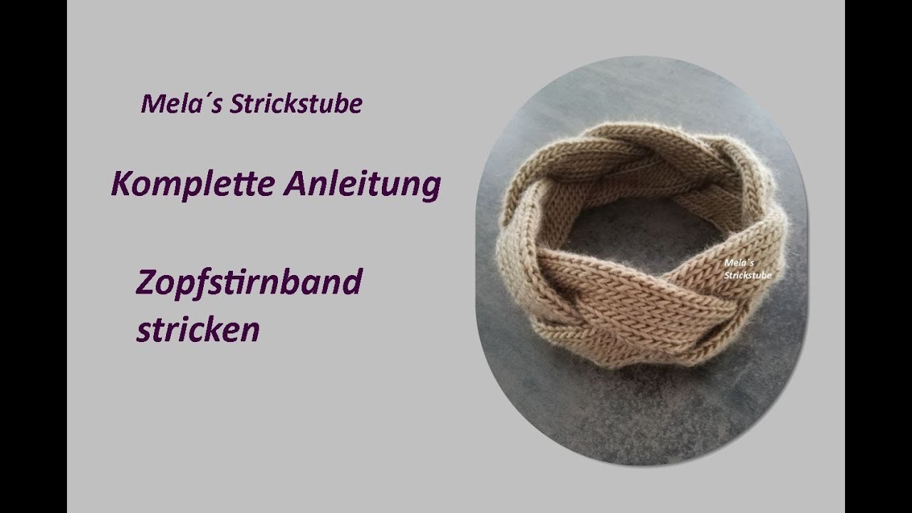 Ragmela 63 - Zopfstirnband stricken