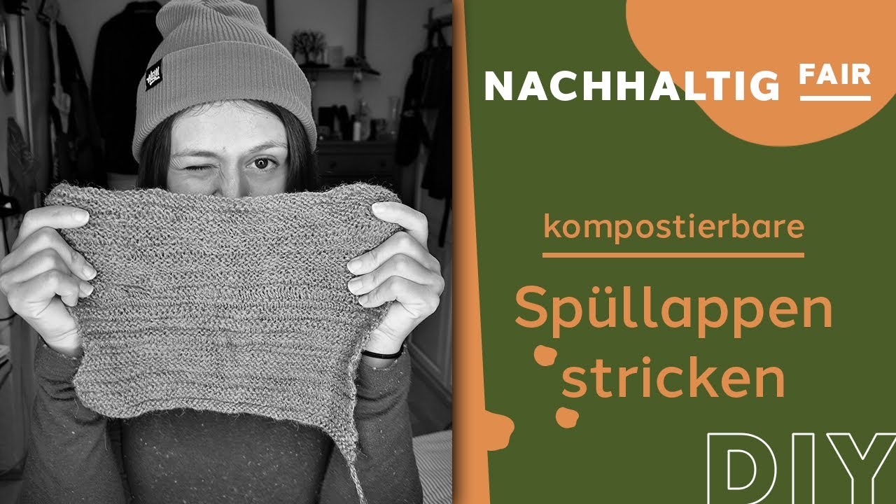 Spüllappen stricken • Nachhaltig putzen | Kascha!