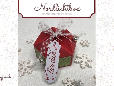 Weihnachtliche Nordlichtbox | Basteln mit Herz und Liebe| Stampin’ Up! | Pappyjon.de | Tutorial  DIY