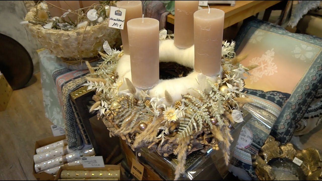 Weihnachtsdeko und Adventskränze bei Wohnen Zimmer