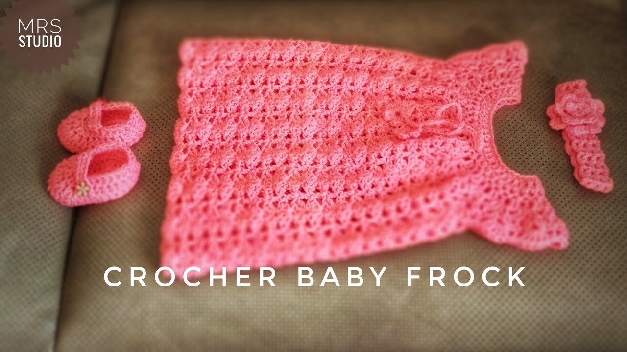 Crochet baby frock || malayalam tutorial || MRS studio