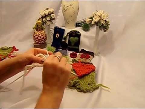 DIY: Smartphone, IPhone Tasche mit  KOPFHÖRER  Tasche stricken  :))