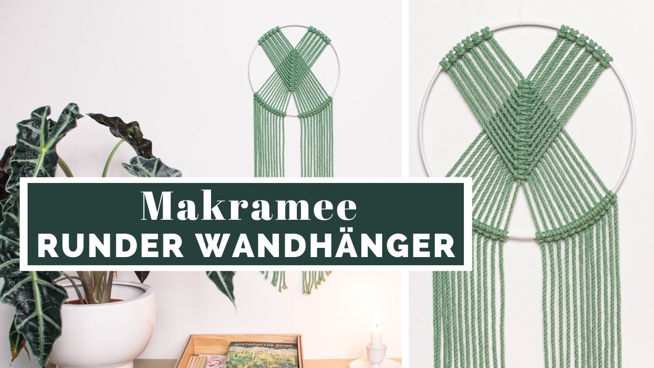 Makramee Wandbehang mit Muster | MAKRAMEE LERNEN | muckout.de – Bastel-Sets & DIY-Anleitungen