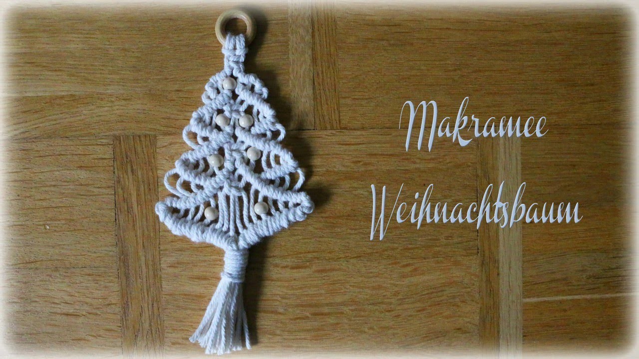 Makramee Weihnachtsbaum * DIY * Macrame Christmastree