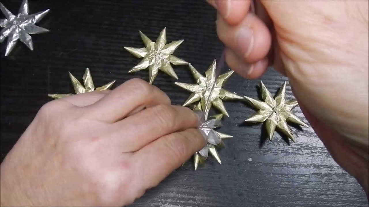Sterne basteln im Advent