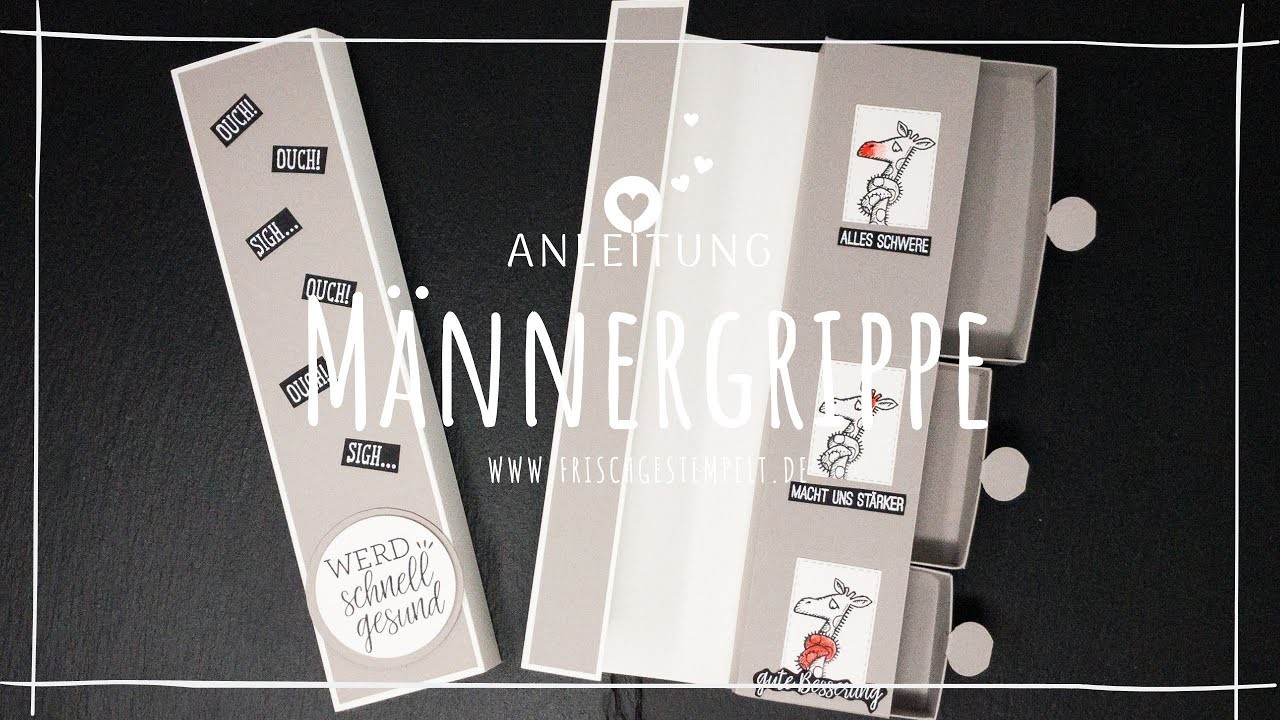 Verpackung mit Schubladen????Gute Besserung????DIY????Tutorial????Stampin‘ Up!????