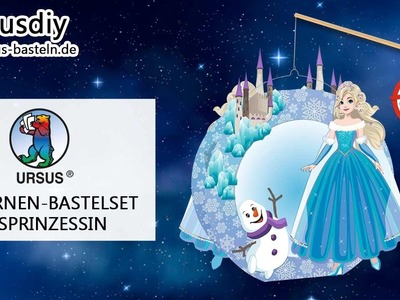 Wir basteln eine Laterne: Eisprinzessin - Laternen-Bastelset von URSUS®