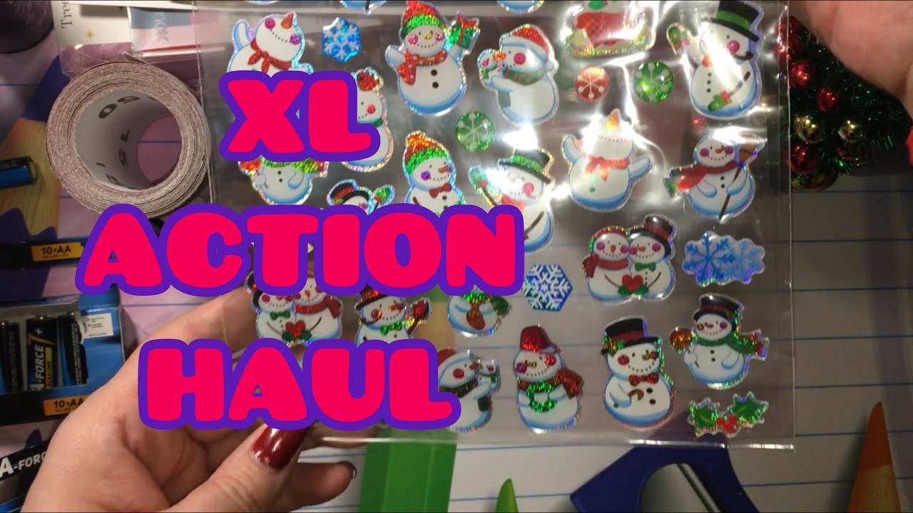 XL Action Haul ( Deutsch ) 27.11.2020 Sticker,Fensterbild UVM. Keine DIY Sets mehr !!!!