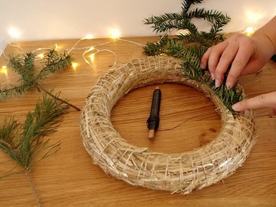 Adventskranz einfach selber machen | DIY Anleitung für einen Kranz zum Advent