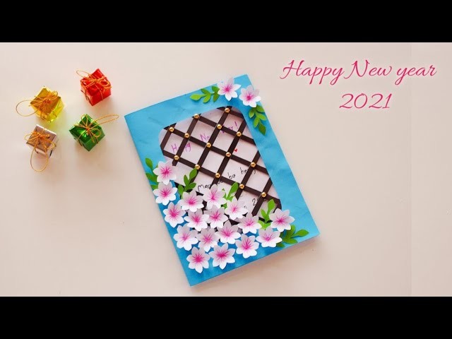 Beautiful Handmade Happy New Year 2021 card Idea. DIY greeting card |ทำการ์ดปีใหม่สวยๆ 2021ทำเองได้????