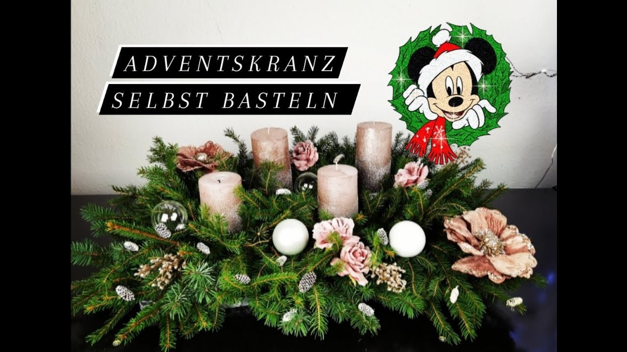 DIY Adventskranz Selbst basteln. selber machen  | Brina