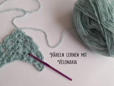 Häkeln lernen | Halbe Stäbchen - Abschlusskante