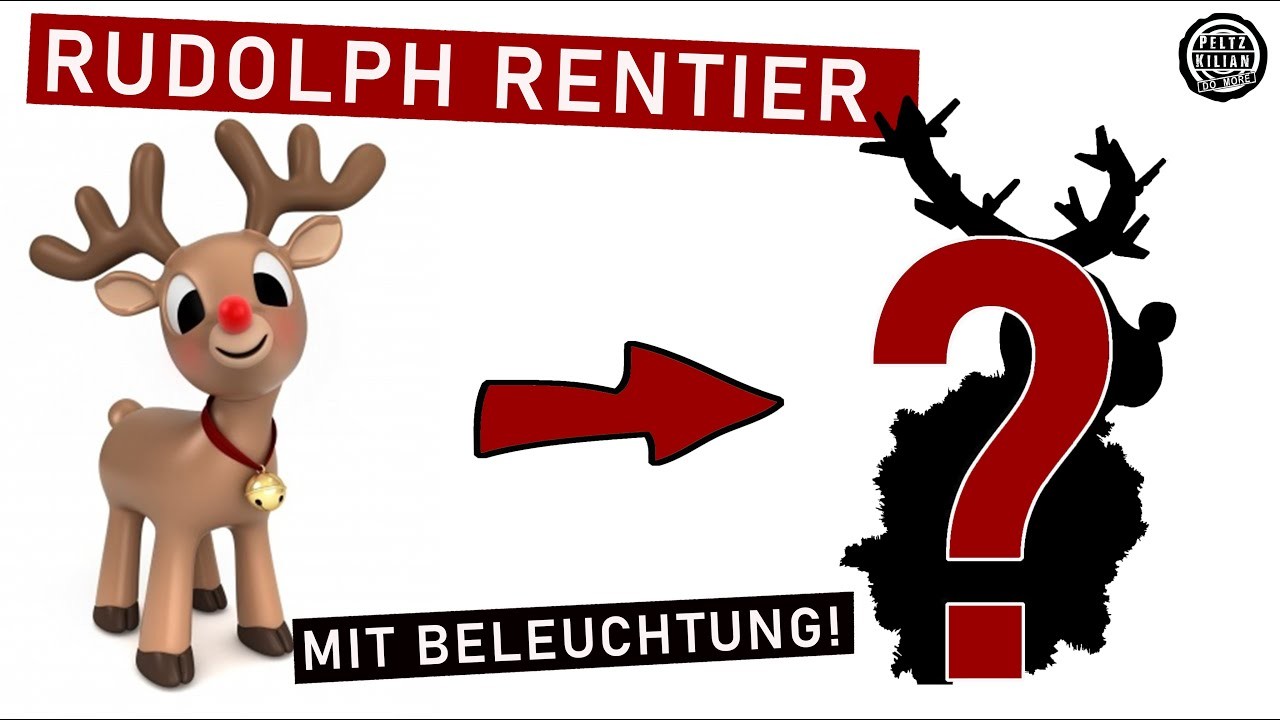 Rudolph RENTIER als WEIHNACHTSDEKO ?! | Adventsdeko selber machen | Weihnachtsgeschenk selber machen
