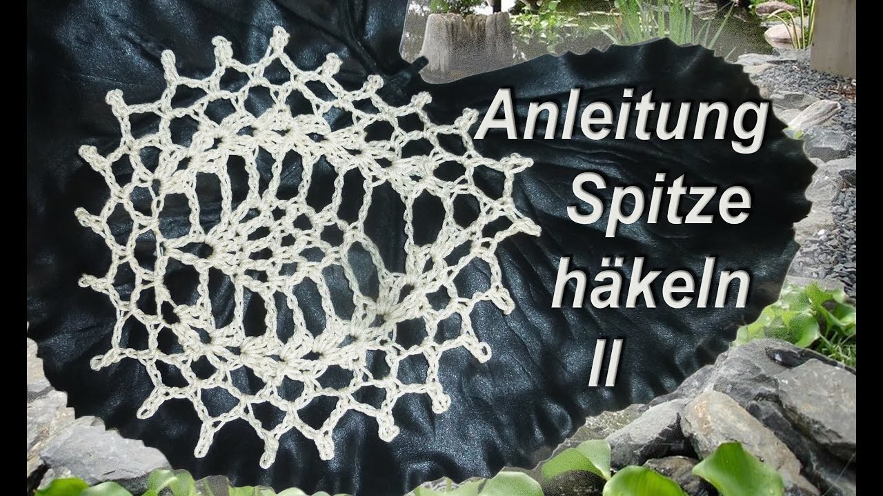 Spitze häkeln Anleitung | 1 Stb + 3Lfm + 1 Stb | Muschelmasche aus 5 Stb