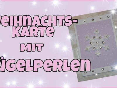 ???? Weihnachtskarte mit Bügelperlen ???? Tutorial.Anleitung