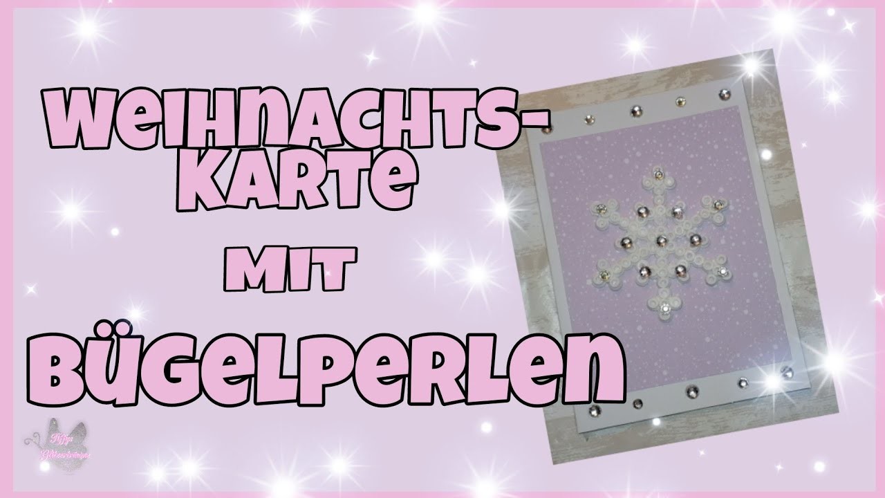 ???? Weihnachtskarte mit Bügelperlen ???? Tutorial.Anleitung