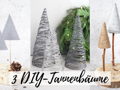 3 DIY-Tannenbäume | Winterdeko | Weihnachtsdeko