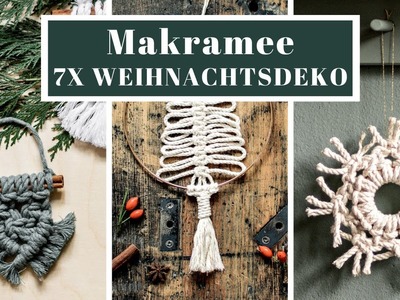 7 Makramee Weihnachtsdeko Ideen | MAKRAMEE LERNEN | muckout.de