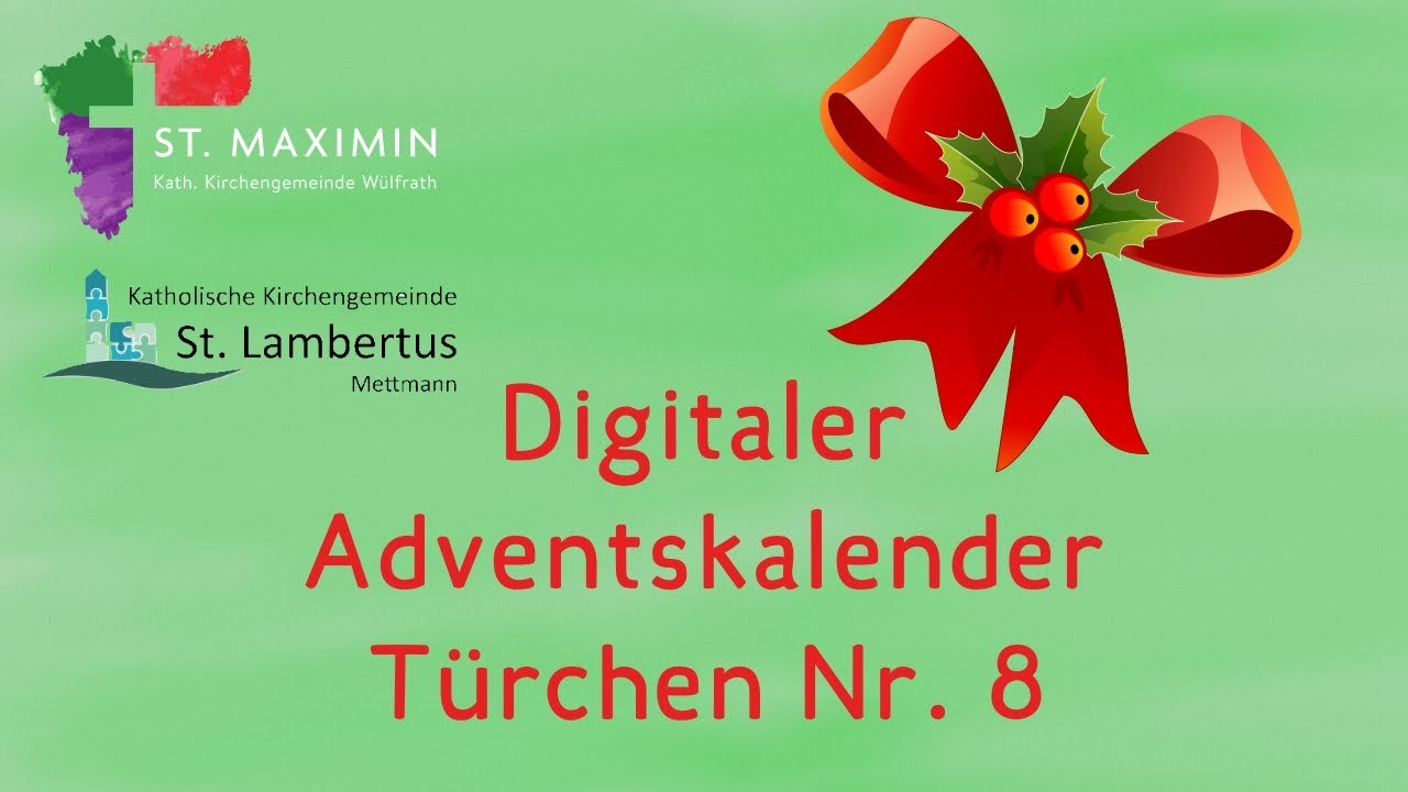 Digitaler Adventskalender Türchen Nr. 8