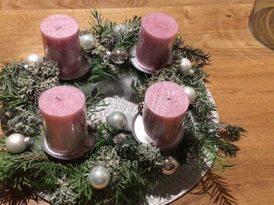 DIY - Adventskranz basteln 2020