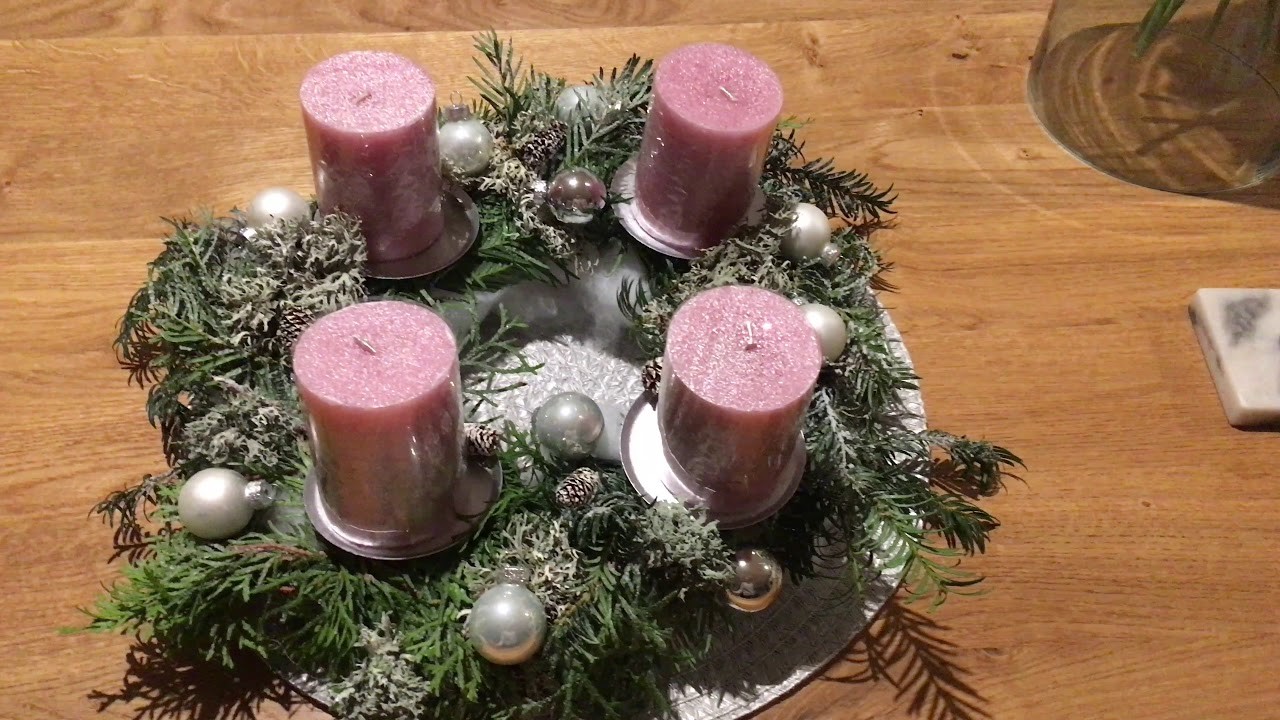 DIY - Adventskranz basteln 2020
