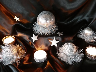 DIY Kugeldeko  – Weihnachtsdeko – ruck-zuck – Make a decorative ball – easy–Haz una bola decorativa