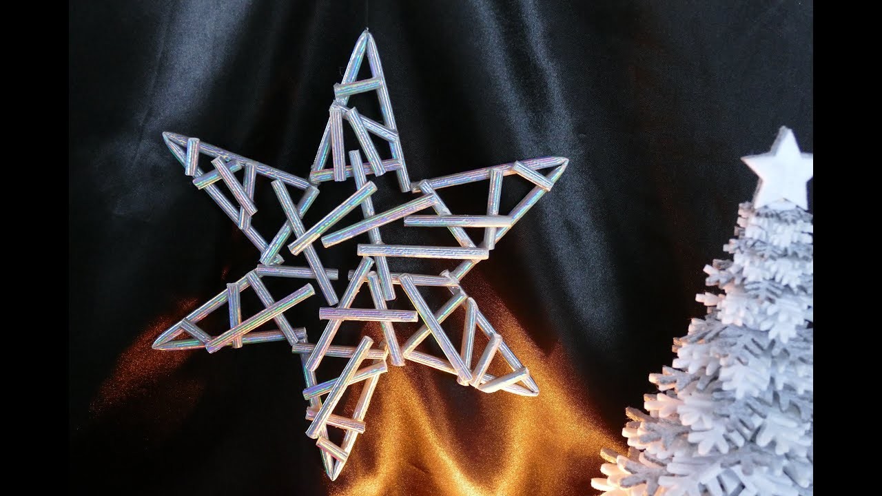 DIY Stern basteln – Weihnachtsdeko – Christmas star – christmas decoration – einfach
