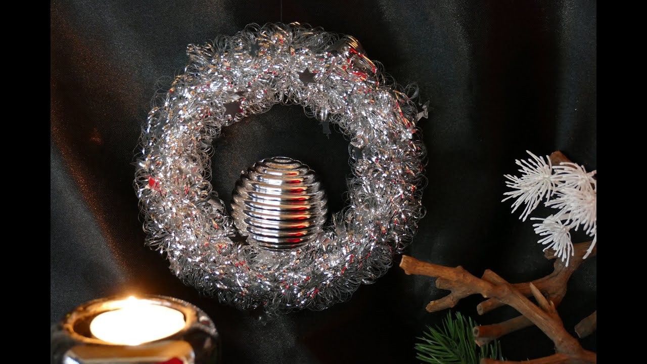 DIY Weihnachtsdeko – Kranz basteln – Christmas decoration – Tinker wreath – super einfach