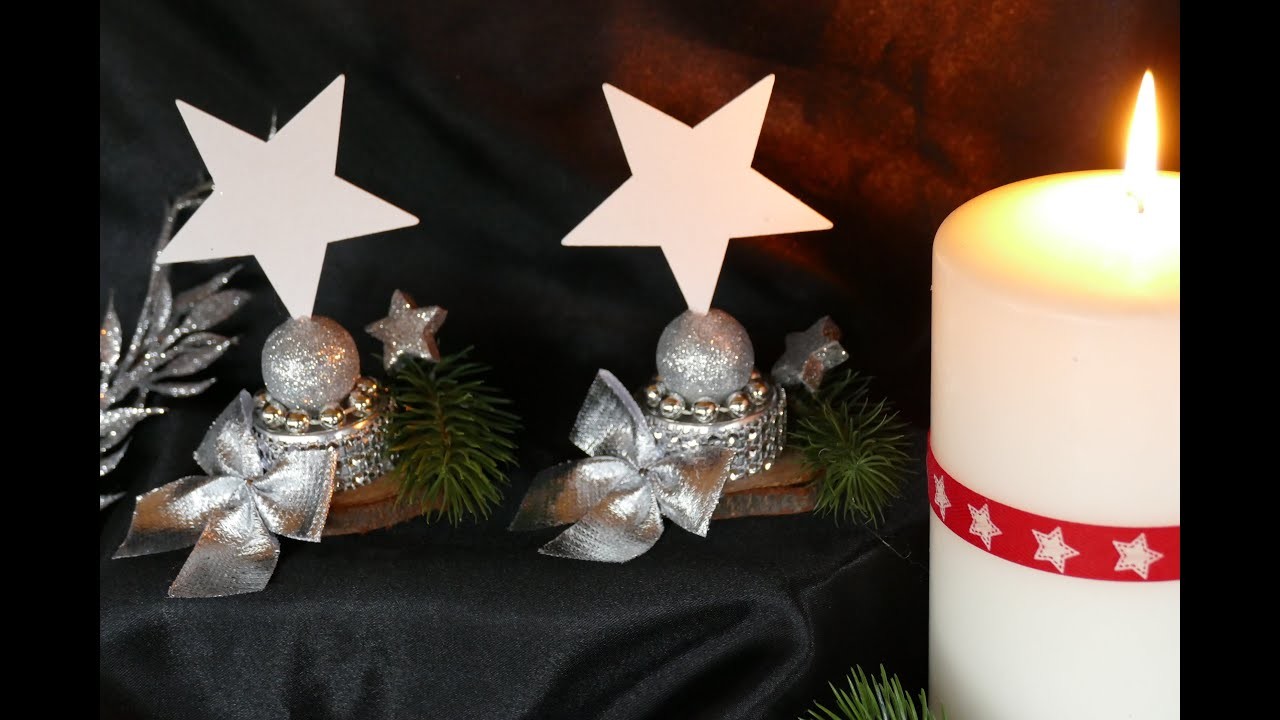 DIY Weihnachtsdeko – weihnachtliche Tischdeko – Christmas decoration – super einfach