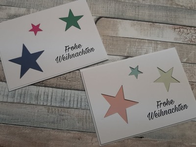 DIY Weihnachtskarte basteln