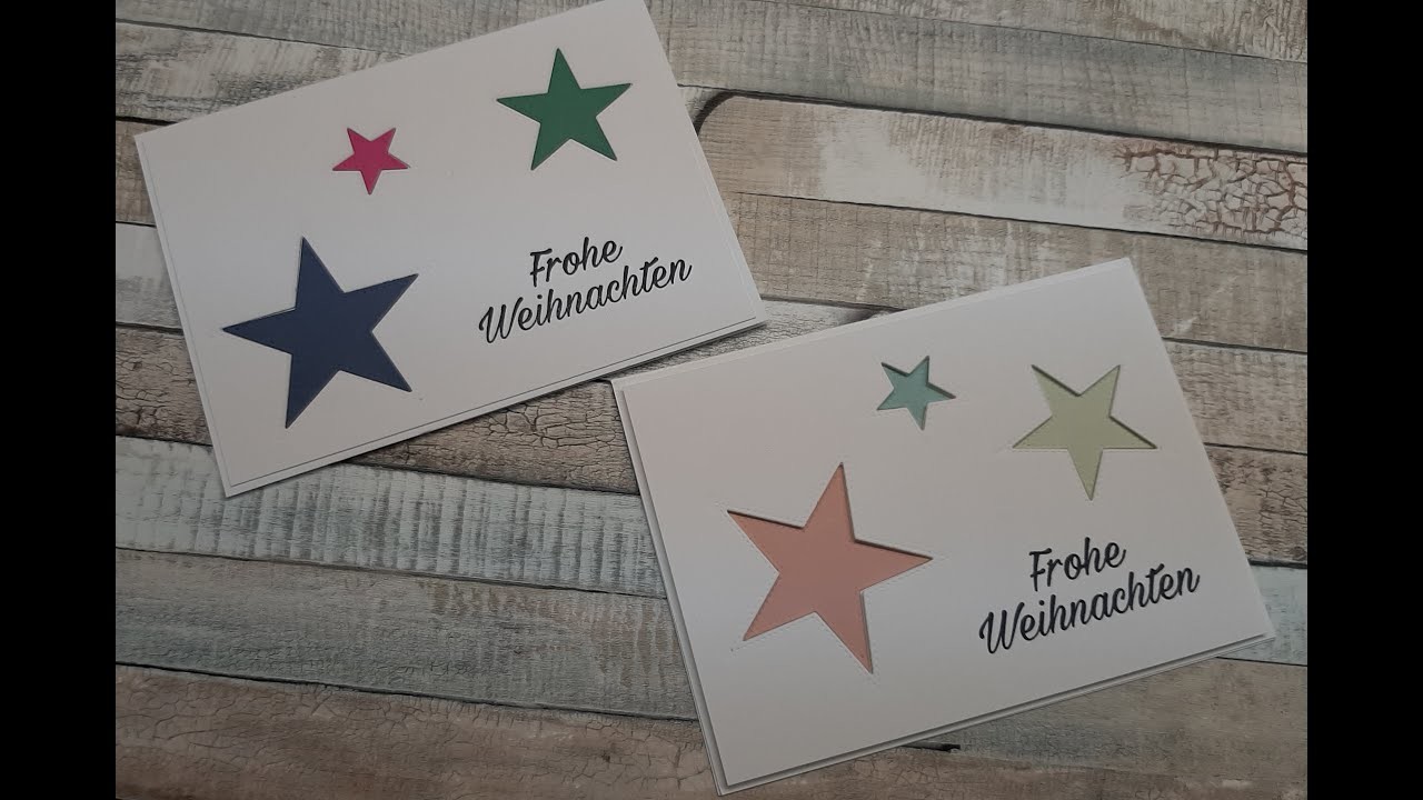 DIY Weihnachtskarte basteln
