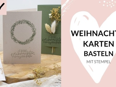 Karten für Weihnachten selber basteln - Livestream vom 19.11.2020