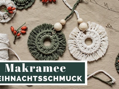 Makramee Baumschmuck mit Perlen | WEIHNACHTSDEKO MIT MAKRAMEE | muckout.de