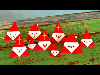 Nikolaus- Weihnachtsmann Origami