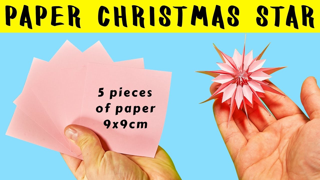 Origami für Weihnachten. Sterne basteln - Origami Sterne falten. Sterne basteln zu Weihnachten
